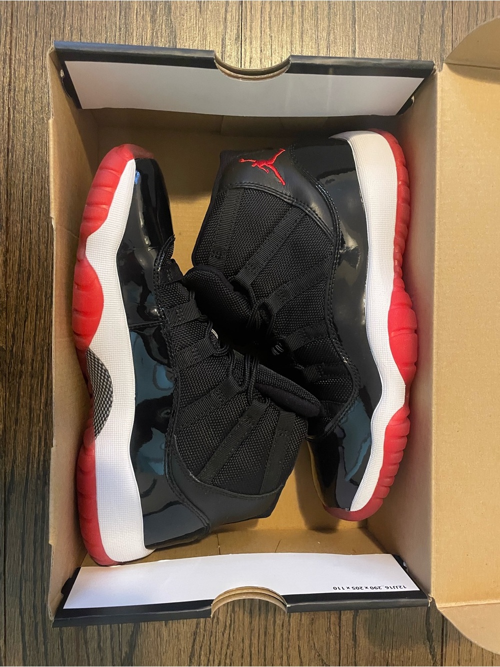 Air Jordan Kids Black/Red Retro 11 Style Breds (size 5.5)